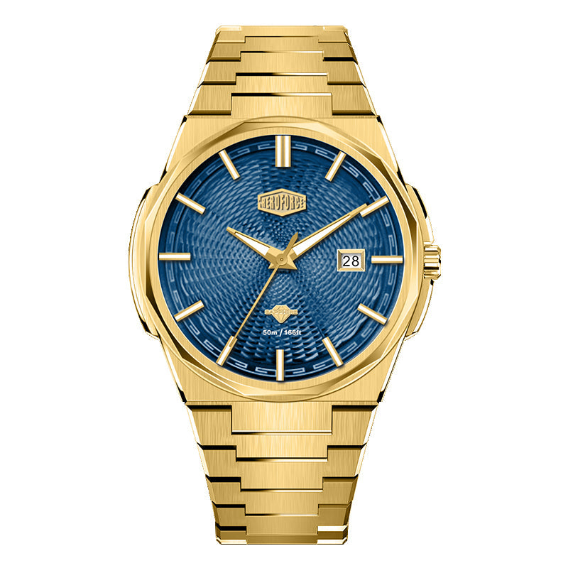 HeroForce 5053A – Luxury Mechanical-Style Watch with Octagonal Bezel Martino Valenti