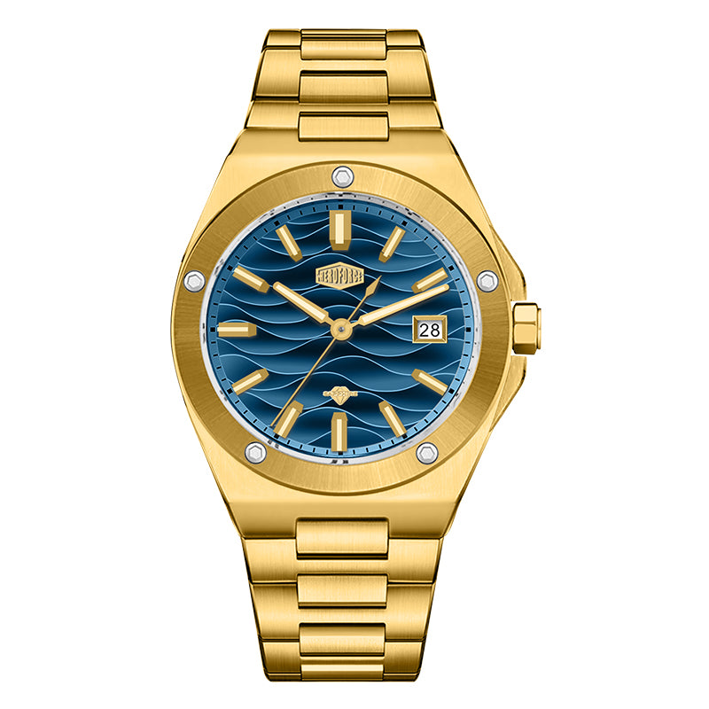 HeroForce 5039 – Luxury Watch - Wave Textured Dial & Sapphire Glass Martino Valenti