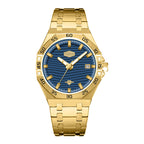 HeroForce 5043 – Men’s Octagonal Bezel Watch with Wave Textured Dial Martino Valenti