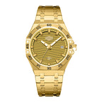 HeroForce 5043 – Men’s Octagonal Bezel Watch with Wave Textured Dial Martino Valenti