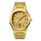 HeroForce 5046 – Luxury Analog Watch with Sunray Dial & Tapered Link Bracelet Martino Valenti