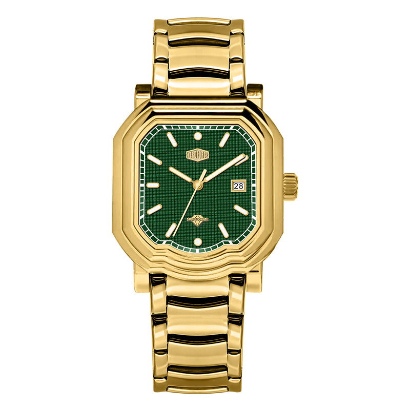 HeroForce 5051S – Men’s Geometric Analog Watch with Textured Dial Martino Valenti