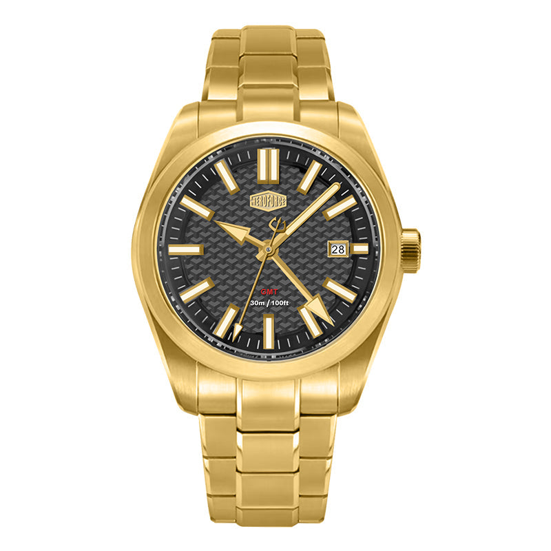 HeroForce 5031 – Luxury Square Analog Watch with Sapphire Glass & Date Display Martino Valenti
