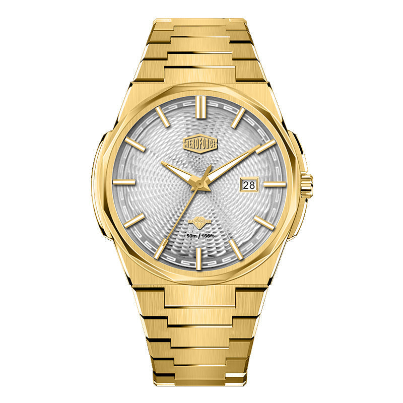 HeroForce 5053A – Luxury Mechanical-Style Watch with Octagonal Bezel Martino Valenti
