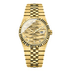 HeroForce 5036B - Ocean Wave – Arabic Dial Watch with Fluted Bezel Martino Valenti