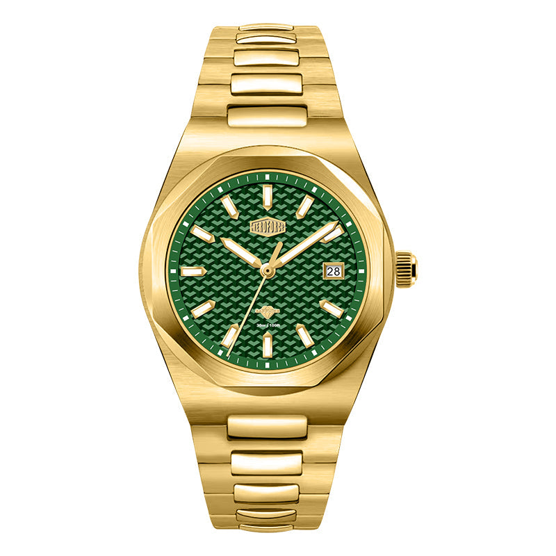 HeroForce 5041 – Luxury Analog Watch with 3D Mosaic Dial & Sapphire Glass Martino Valenti