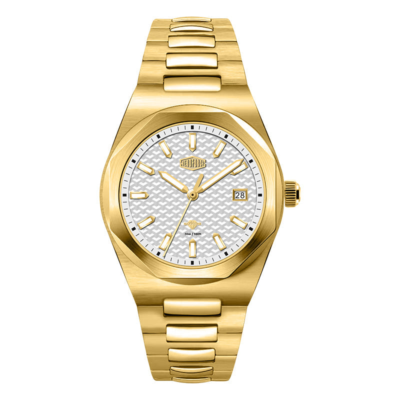 HeroForce 5041 – Luxury Analog Watch with 3D Mosaic Dial & Sapphire Glass Martino Valenti