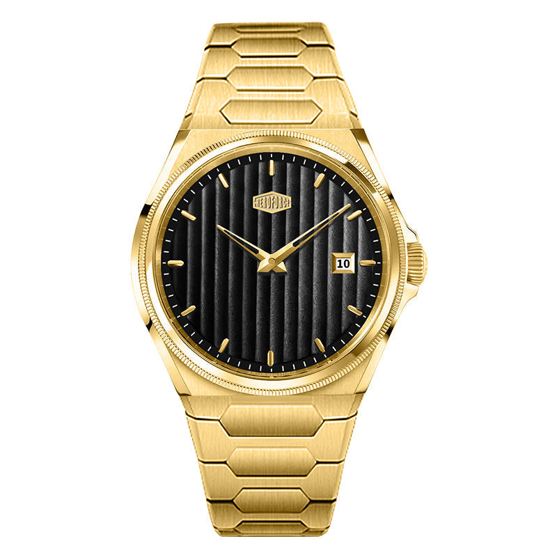 HeroForce 5012 - Luxury Men’s Watch with Pleated Style Dial Martino Valenti