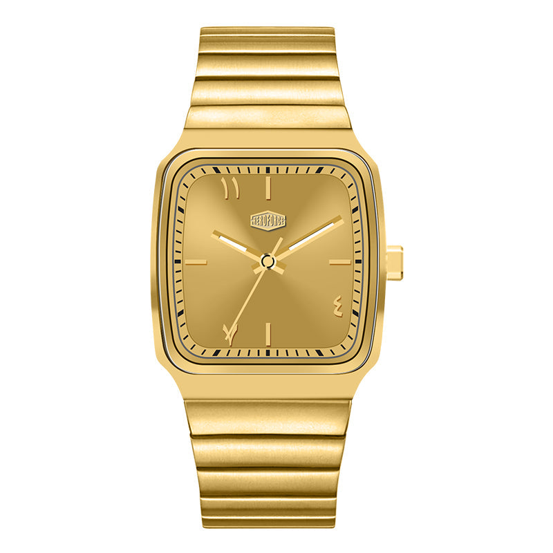 HeroForce 5002 - Heritage Style – Luxury Square Watch with Arabic Numeral Dial Martino Valenti