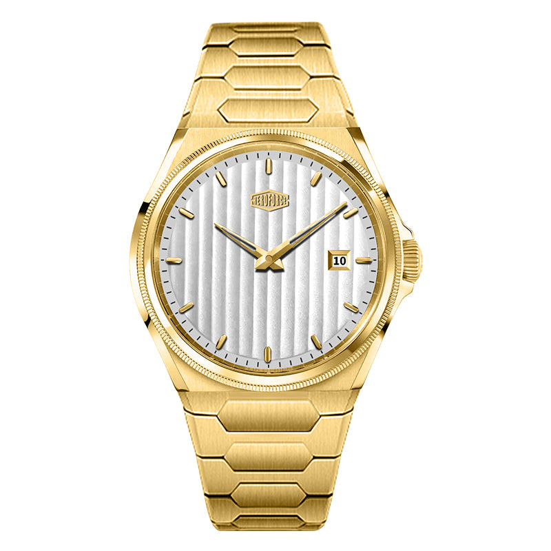 HeroForce 5012 - Luxury Men’s Watch with Pleated Style Dial Martino Valenti