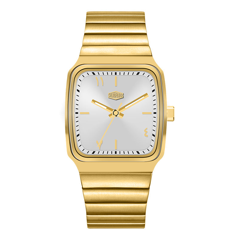 HeroForce 5002 - Heritage Style – Luxury Square Watch with Arabic Numeral Dial Martino Valenti