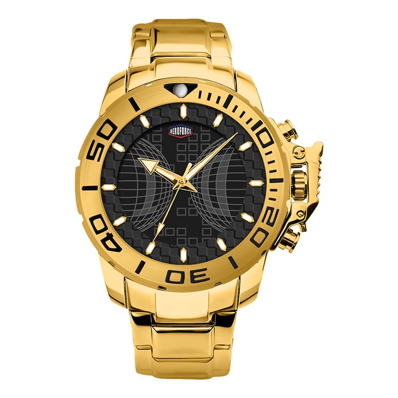 HeroForce 5004 – Men’s Bold Stainless Steel Watch Martino Valenti