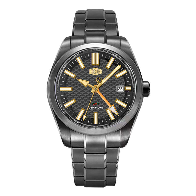 HeroForce 5031 – Luxury Square Analog Watch with Sapphire Glass & Date Display Martino Valenti