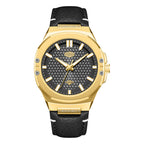 HeroForce 5033B - Luxury Men's Analog Wrist Watch – Leather Strap Martino Valenti