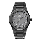 HeroForce 5046 – Luxury Analog Watch with Sunray Dial & Tapered Link Bracelet Martino Valenti