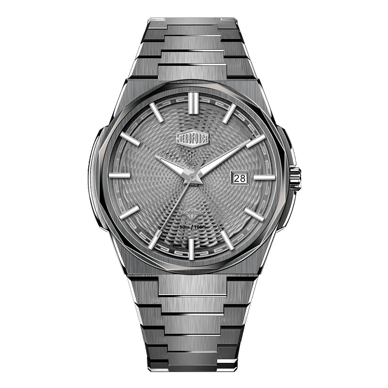 HeroForce 5053A – Luxury Mechanical-Style Watch with Octagonal Bezel Martino Valenti