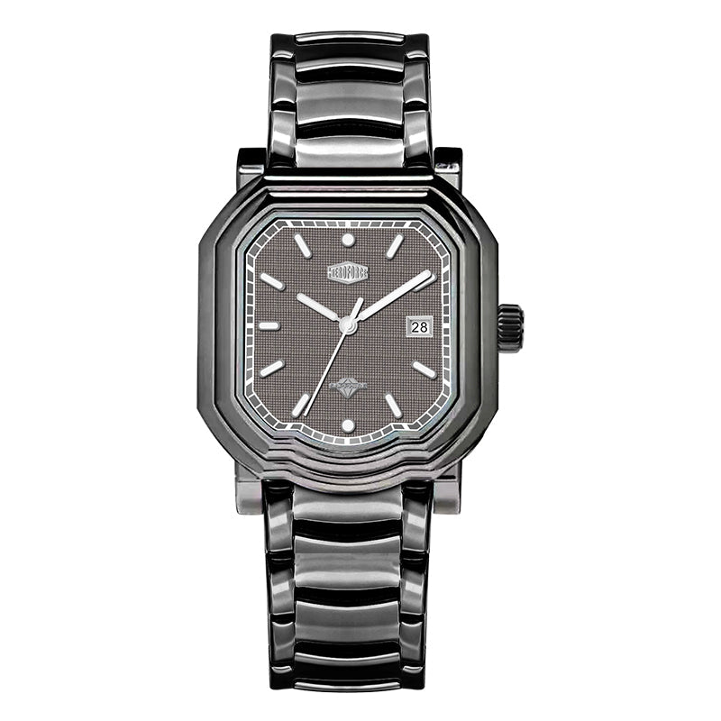 HeroForce 5051S – Men’s Geometric Analog Watch with Textured Dial Martino Valenti