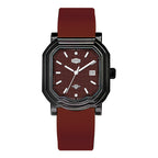 HeroForce 5051P – Men’s Square Business Watch with Multi-Faceted Bezel and Date Martino Valenti