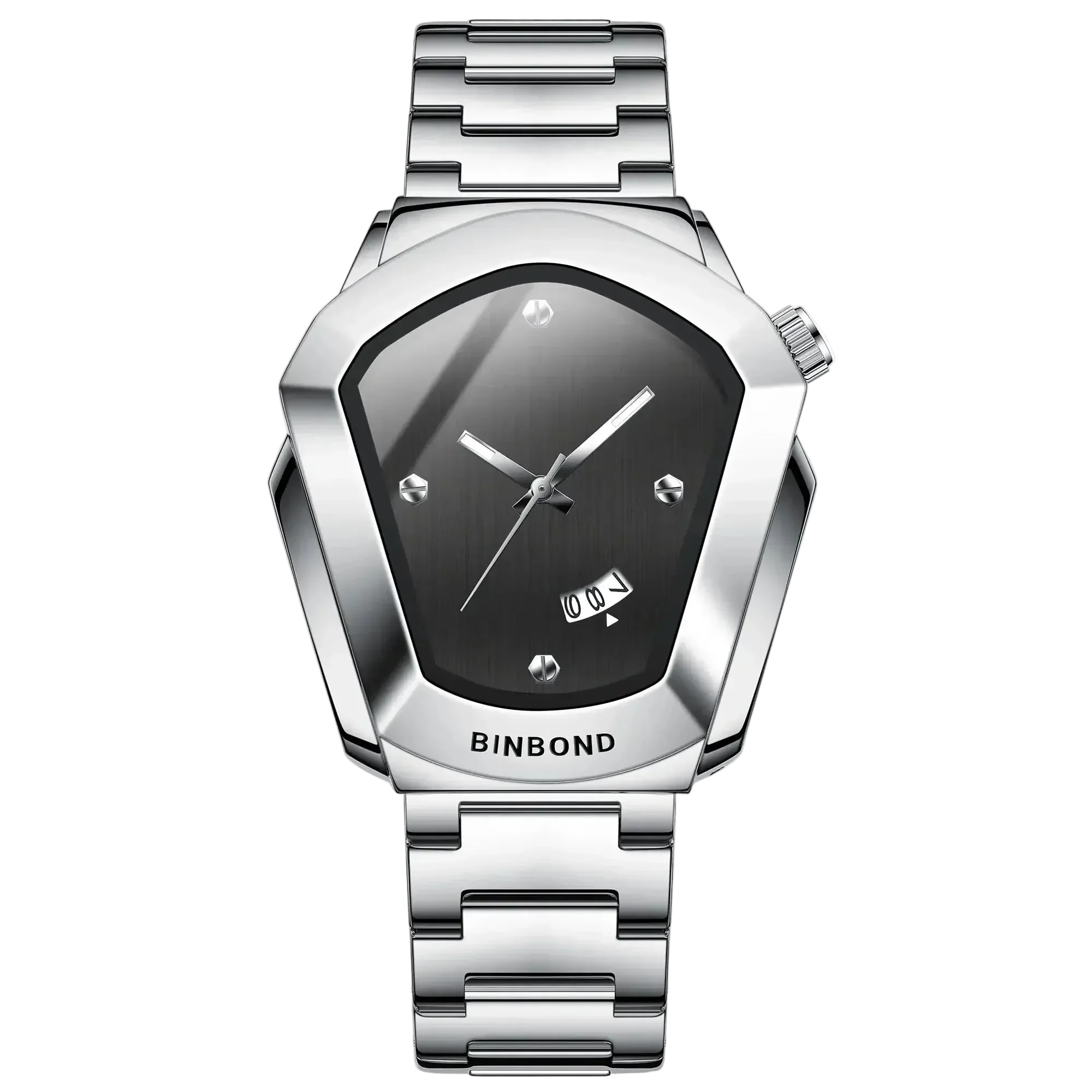 BINBOND New B760 Fashion Machine Model Men's Quartz Watch Waterproof Night Light Calendar Business Men's Quartz Watch 2025 - Sergio Cavelli