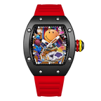 VIBELIX – Men’s Designer Art Dial Watch with Sport Strap Martino Valenti