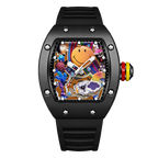 VIBELIX – Men’s Designer Art Dial Watch with Sport Strap Martino Valenti