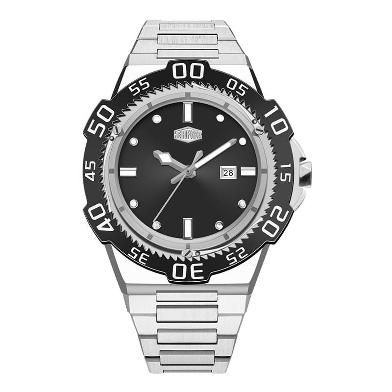 HeroForce 5009 - Sport Luxury Men’s Watch – Stainless Steel Strap Martino Valenti