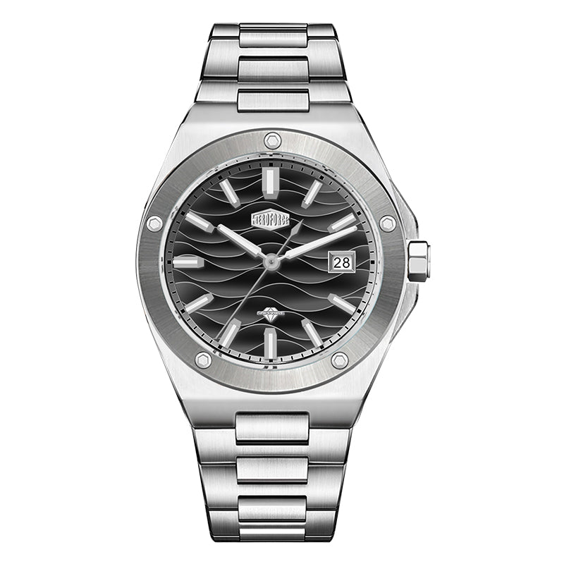 HeroForce 5039 – Luxury Watch - Wave Textured Dial & Sapphire Glass Martino Valenti