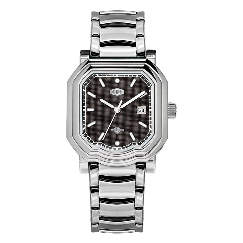 HeroForce 5051S – Men’s Geometric Analog Watch with Textured Dial Martino Valenti