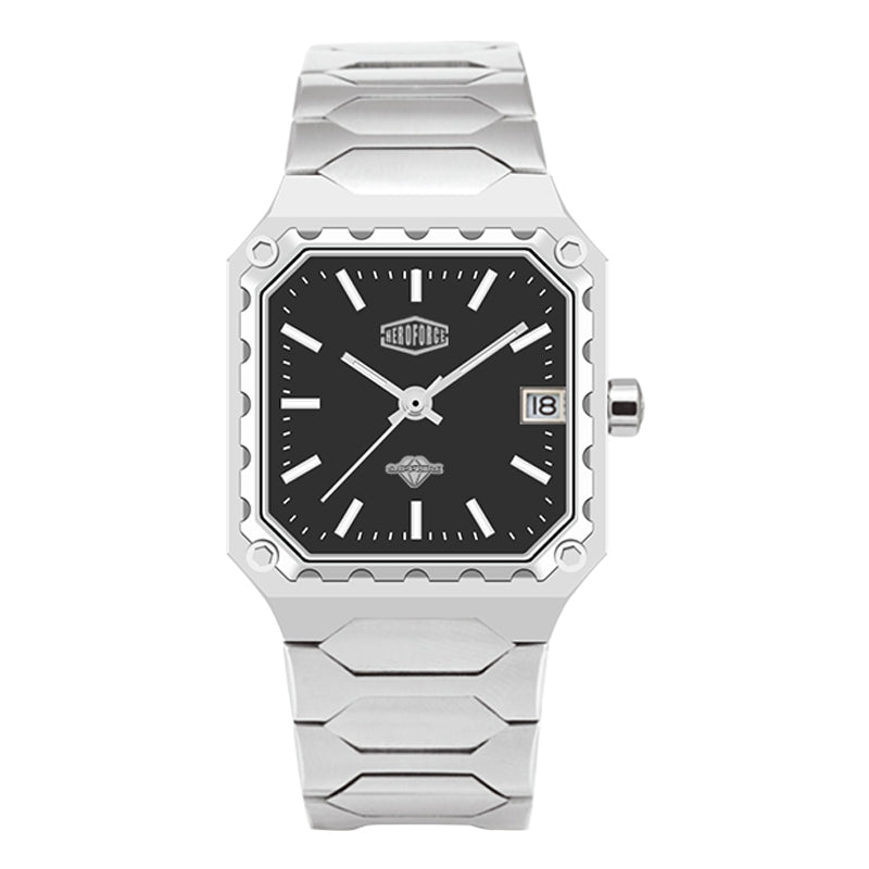 HeroForce 5045 - Square Case Analog Watch for Daily Wear Martino Valenti
