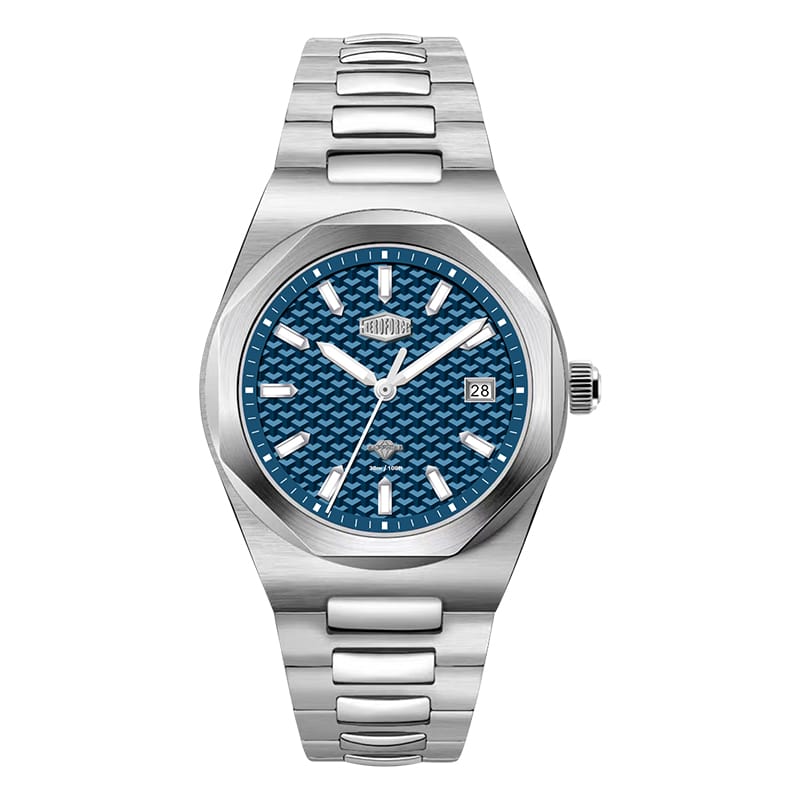 HeroForce 5041 – Luxury Analog Watch with 3D Mosaic Dial & Sapphire Glass Martino Valenti