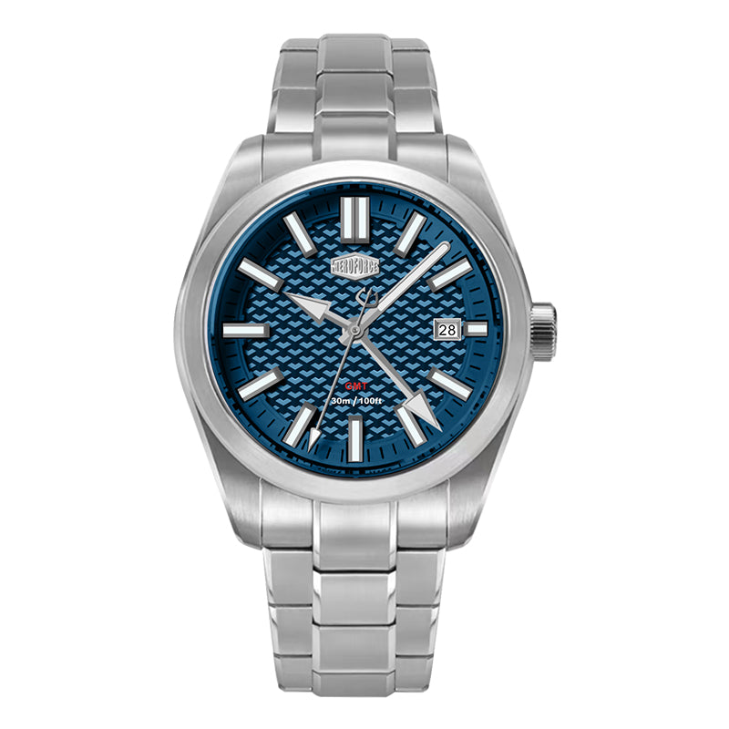HeroForce 5031 – Luxury Square Analog Watch with Sapphire Glass & Date Display Martino Valenti