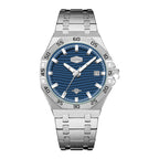 HeroForce 5043 – Men’s Octagonal Bezel Watch with Wave Textured Dial Martino Valenti