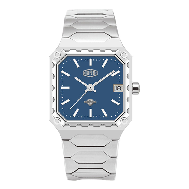 HeroForce 5045 - Square Case Analog Watch for Daily Wear Martino Valenti