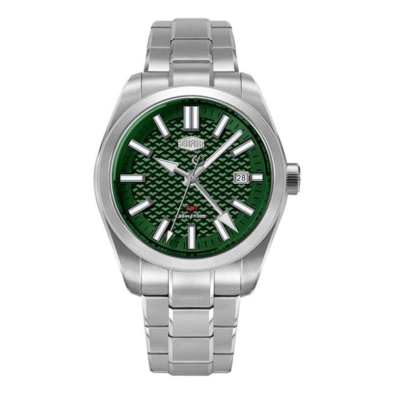 HeroForce 5031 – Luxury Square Analog Watch with Sapphire Glass & Date Display Martino Valenti