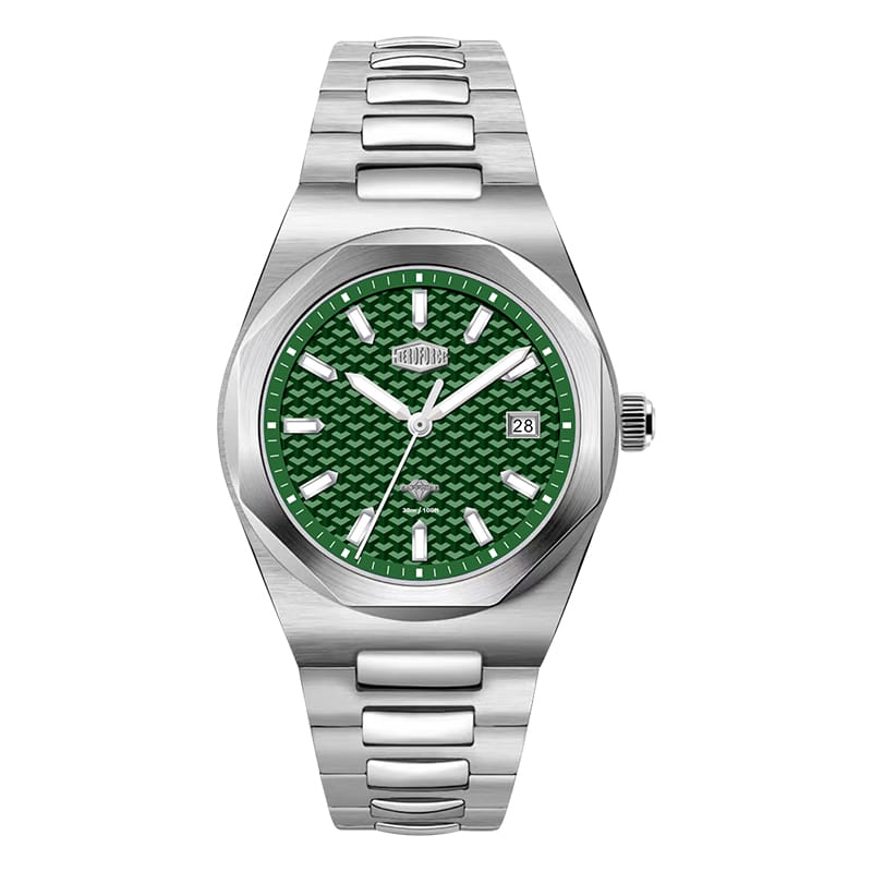 HeroForce 5041 – Luxury Analog Watch with 3D Mosaic Dial & Sapphire Glass Martino Valenti