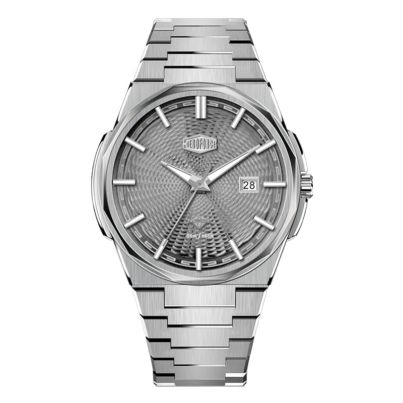 HeroForce 5053A – Luxury Mechanical-Style Watch with Octagonal Bezel Martino Valenti