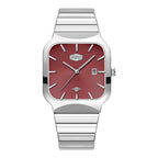 HeroForce 5055GL - Luxury Square Analog Watch with Sapphire Glass & Date Display Martino Valenti