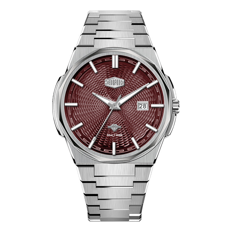 HeroForce 5053A – Luxury Mechanical-Style Watch with Octagonal Bezel Martino Valenti