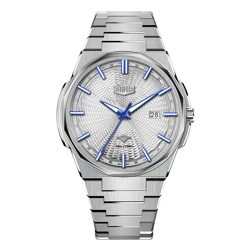 HeroForce 5053A – Luxury Mechanical-Style Watch with Octagonal Bezel Martino Valenti