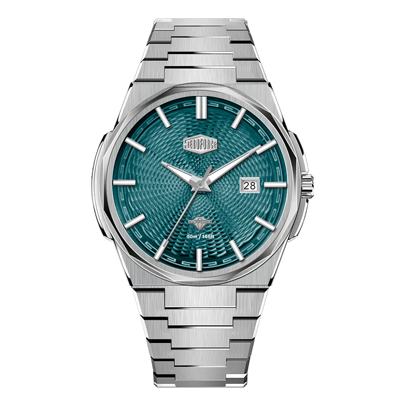 HeroForce 5053A – Luxury Mechanical-Style Watch with Octagonal Bezel Martino Valenti