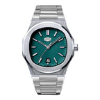HeroForce 5046 – Luxury Analog Watch with Sunray Dial & Tapered Link Bracelet Martino Valenti