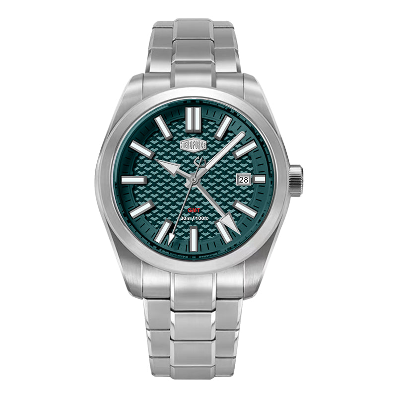 HeroForce 5031 – Luxury Square Analog Watch with Sapphire Glass & Date Display Martino Valenti