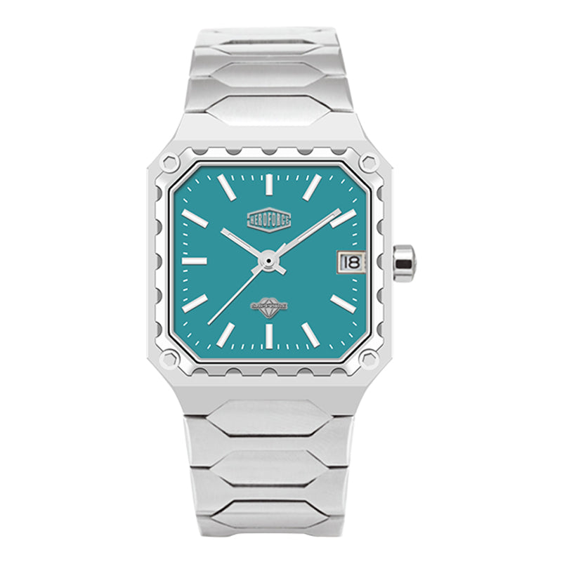 HeroForce 5045 - Square Case Analog Watch for Daily Wear Martino Valenti
