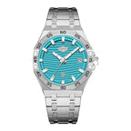 HeroForce 5043 – Men’s Octagonal Bezel Watch with Wave Textured Dial Martino Valenti