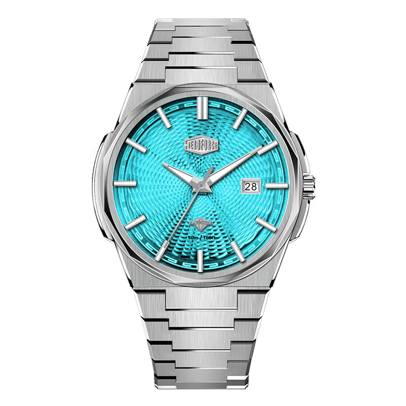 HeroForce 5053A – Luxury Mechanical-Style Watch with Octagonal Bezel Martino Valenti
