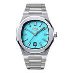 HeroForce 5046 – Luxury Analog Watch with Sunray Dial & Tapered Link Bracelet Martino Valenti