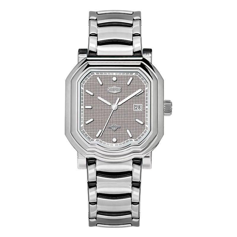 HeroForce 5051S – Men’s Geometric Analog Watch with Textured Dial Martino Valenti