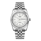 HeroForce 5083 – Luxury Analog Watch with Fluted Bezel & Sunburst Ripple Dial Martino Valenti
