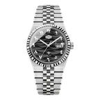 HeroForce 5036B - Ocean Wave – Arabic Dial Watch with Fluted Bezel Martino Valenti