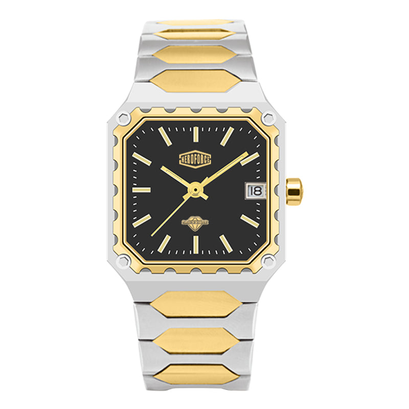 HeroForce 5045 - Square Case Analog Watch for Daily Wear Martino Valenti